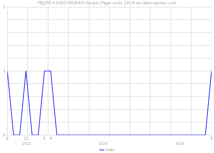 FELIPE AYUSO MORAN (Spain) Page visits 2024 