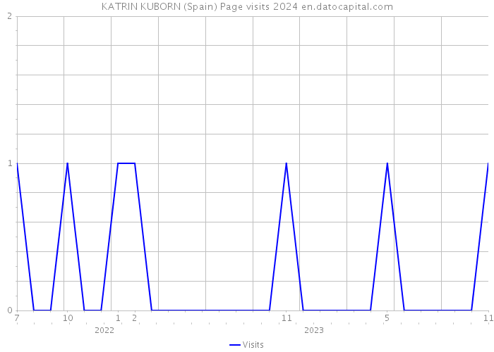 KATRIN KUBORN (Spain) Page visits 2024 