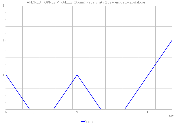 ANDREU TORRES MIRALLES (Spain) Page visits 2024 