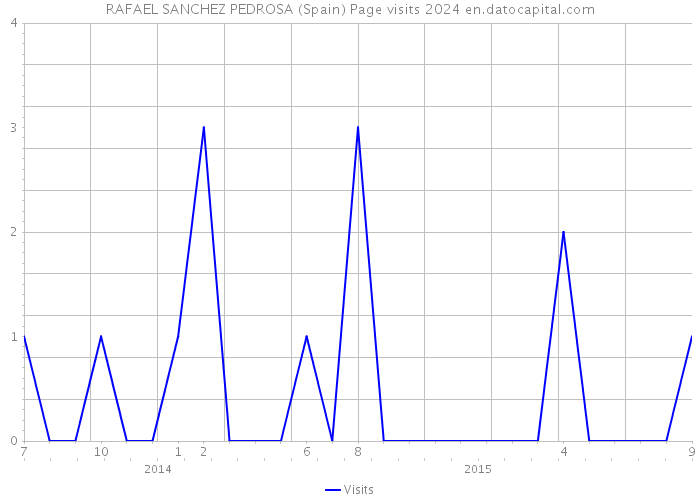 RAFAEL SANCHEZ PEDROSA (Spain) Page visits 2024 