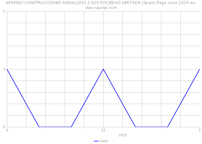 APAREJO CONSTRUCCIONES ANDALUZAS 2.020 SOCIEDAD LIMITADA (Spain) Page visits 2024 