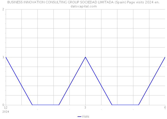 BUSINESS INNOVATION CONSULTING GROUP SOCIEDAD LIMITADA (Spain) Page visits 2024 