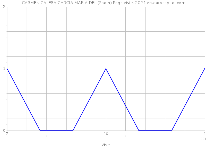 CARMEN GALERA GARCIA MARIA DEL (Spain) Page visits 2024 