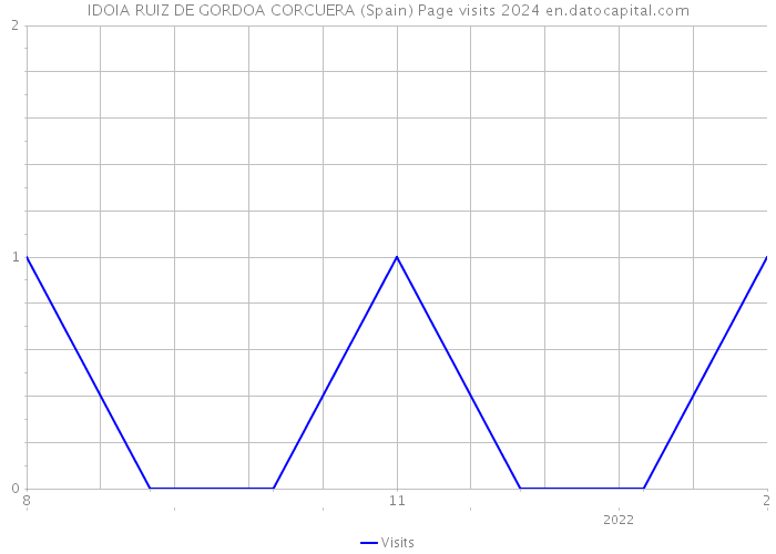 IDOIA RUIZ DE GORDOA CORCUERA (Spain) Page visits 2024 