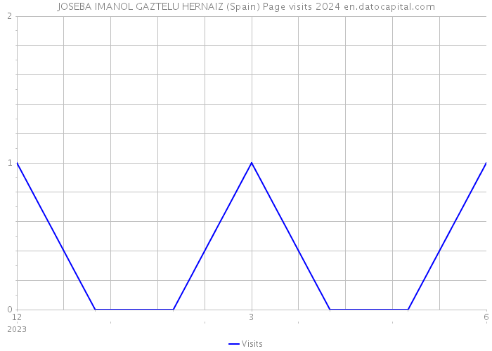 JOSEBA IMANOL GAZTELU HERNAIZ (Spain) Page visits 2024 