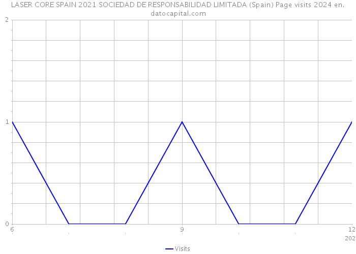 LASER CORE SPAIN 2021 SOCIEDAD DE RESPONSABILIDAD LIMITADA (Spain) Page visits 2024 