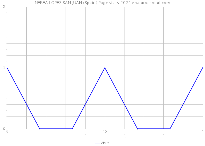 NEREA LOPEZ SAN JUAN (Spain) Page visits 2024 