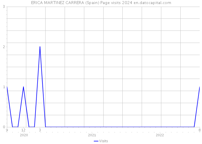 ERICA MARTINEZ CARRERA (Spain) Page visits 2024 