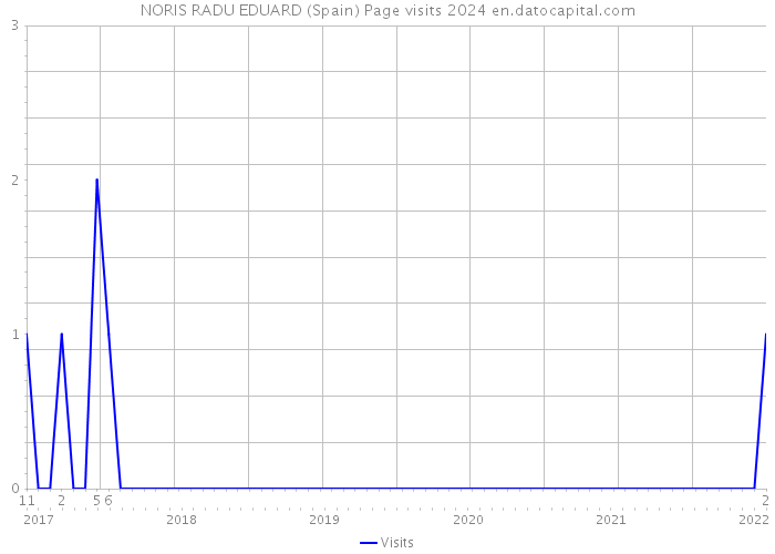 NORIS RADU EDUARD (Spain) Page visits 2024 