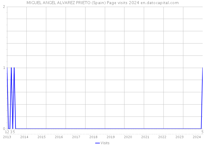 MIGUEL ANGEL ALVAREZ PRIETO (Spain) Page visits 2024 