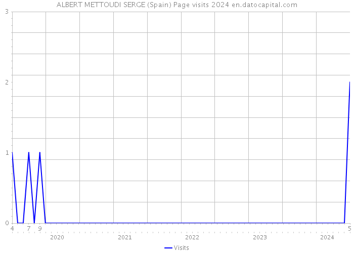 ALBERT METTOUDI SERGE (Spain) Page visits 2024 