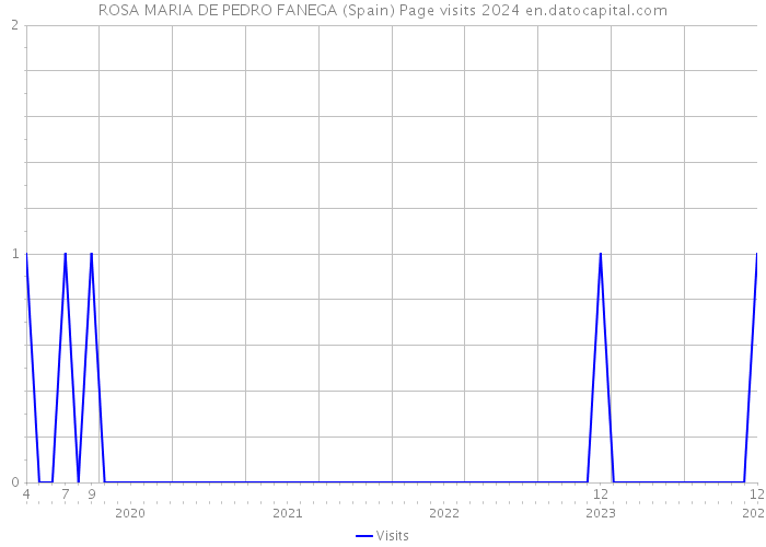 ROSA MARIA DE PEDRO FANEGA (Spain) Page visits 2024 