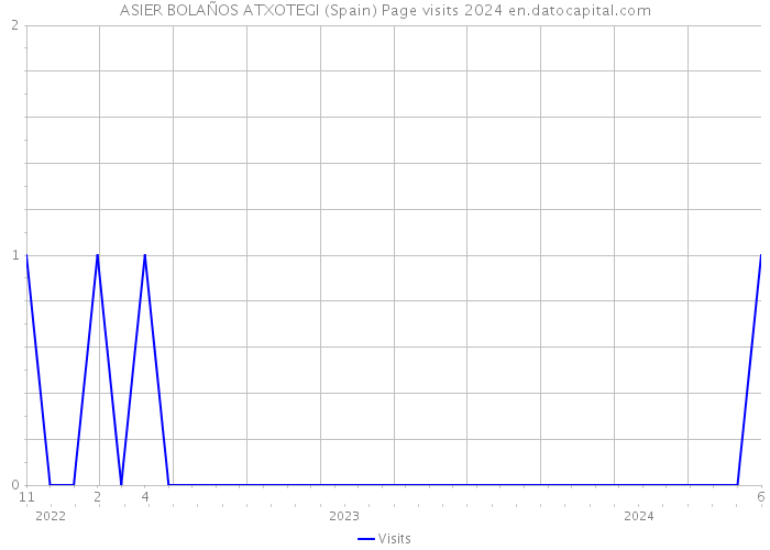 ASIER BOLAÑOS ATXOTEGI (Spain) Page visits 2024 