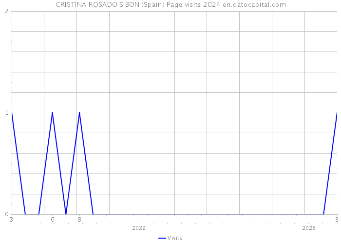 CRISTINA ROSADO SIBON (Spain) Page visits 2024 