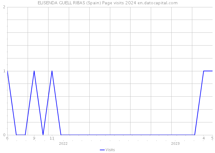 ELISENDA GUELL RIBAS (Spain) Page visits 2024 