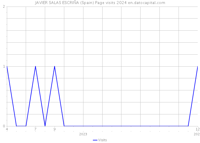 JAVIER SALAS ESCRIÑA (Spain) Page visits 2024 