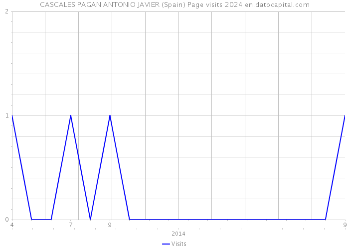 CASCALES PAGAN ANTONIO JAVIER (Spain) Page visits 2024 