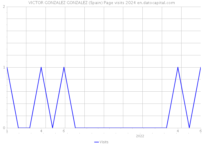 VICTOR GONZALEZ GONZALEZ (Spain) Page visits 2024 