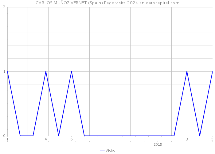 CARLOS MUÑOZ VERNET (Spain) Page visits 2024 