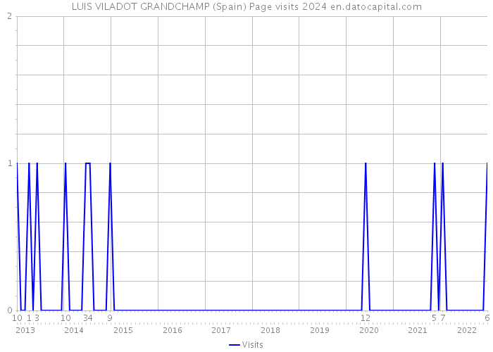LUIS VILADOT GRANDCHAMP (Spain) Page visits 2024 