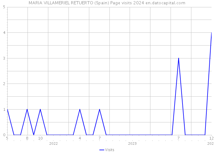 MARIA VILLAMERIEL RETUERTO (Spain) Page visits 2024 