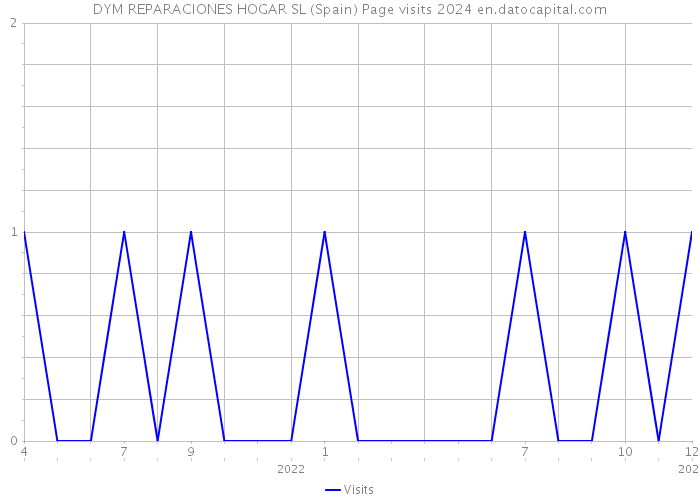 DYM REPARACIONES HOGAR SL (Spain) Page visits 2024 