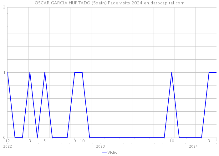 OSCAR GARCIA HURTADO (Spain) Page visits 2024 