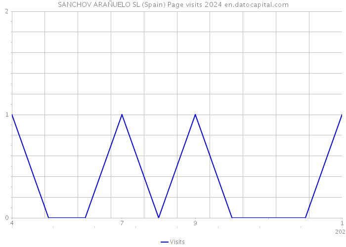 SANCHOV ARAÑUELO SL (Spain) Page visits 2024 
