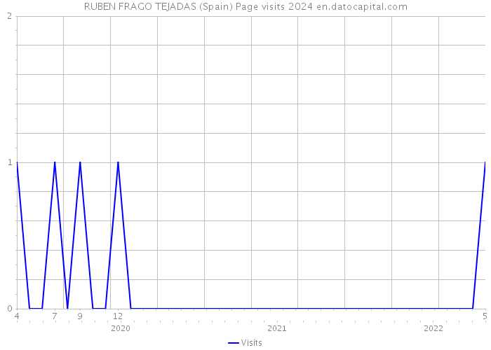 RUBEN FRAGO TEJADAS (Spain) Page visits 2024 