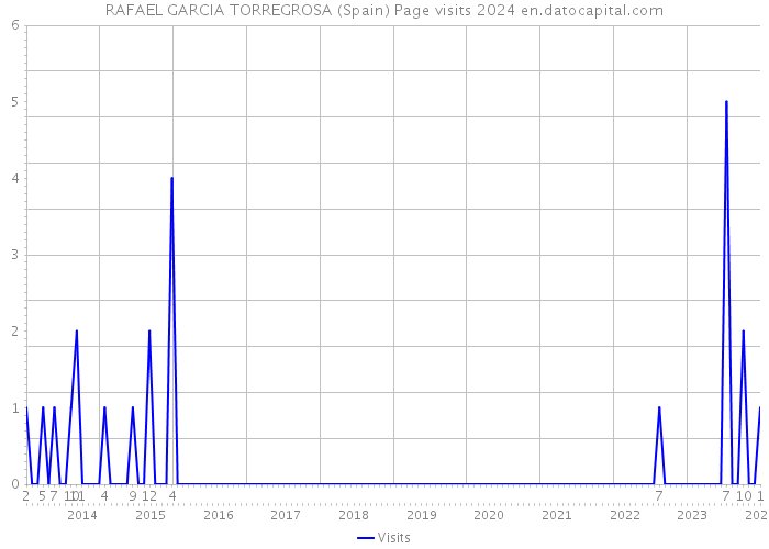 RAFAEL GARCIA TORREGROSA (Spain) Page visits 2024 