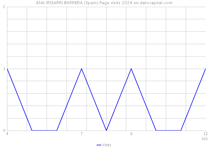 ANA IRISARRI BARRERA (Spain) Page visits 2024 