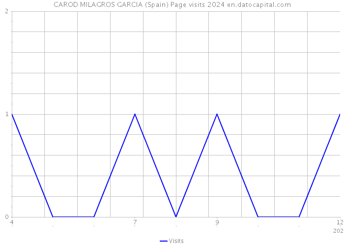 CAROD MILAGROS GARCIA (Spain) Page visits 2024 