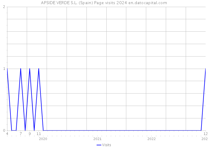 APSIDE VERDE S.L. (Spain) Page visits 2024 