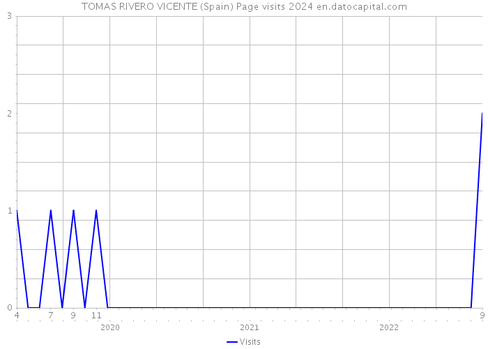 TOMAS RIVERO VICENTE (Spain) Page visits 2024 