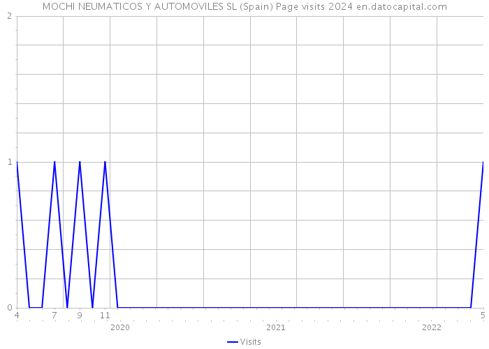 MOCHI NEUMATICOS Y AUTOMOVILES SL (Spain) Page visits 2024 