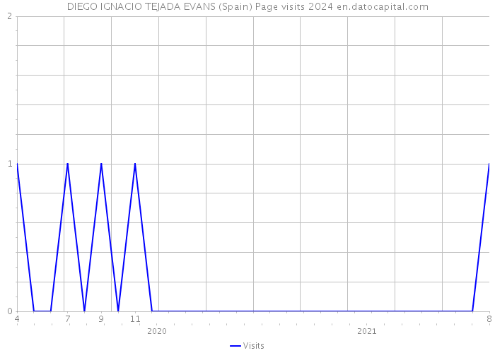 DIEGO IGNACIO TEJADA EVANS (Spain) Page visits 2024 