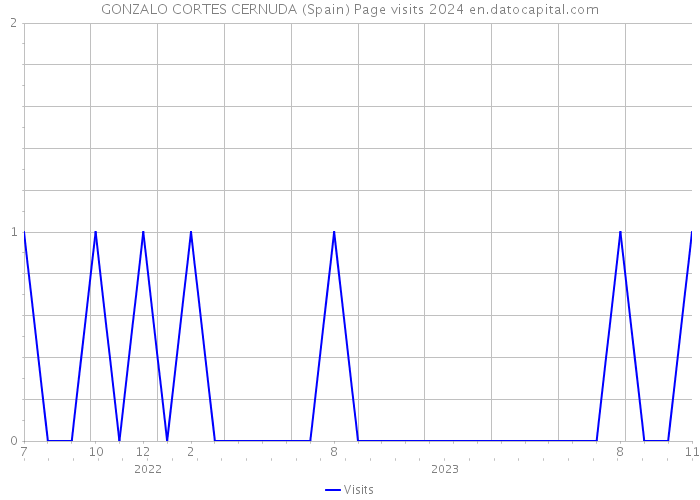 GONZALO CORTES CERNUDA (Spain) Page visits 2024 