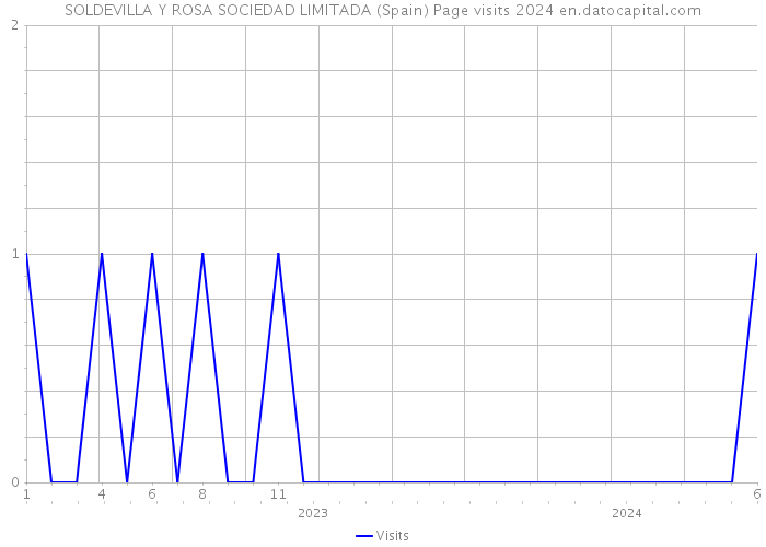 SOLDEVILLA Y ROSA SOCIEDAD LIMITADA (Spain) Page visits 2024 