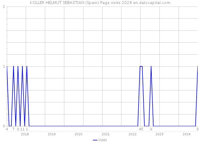 KOLLER HELMUT SEBASTIAN (Spain) Page visits 2024 