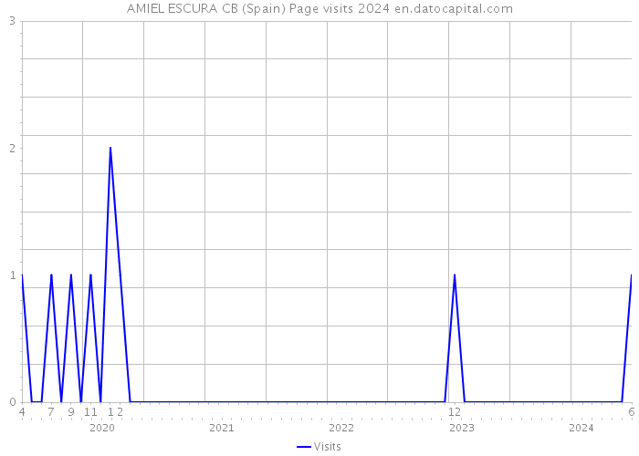 AMIEL ESCURA CB (Spain) Page visits 2024 
