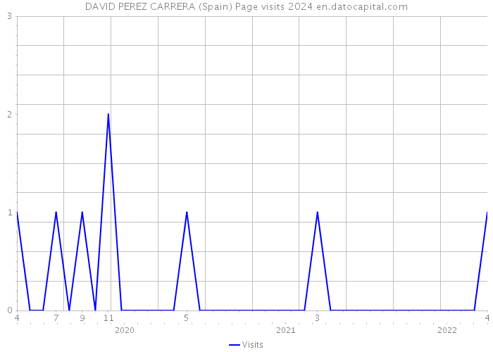 DAVID PEREZ CARRERA (Spain) Page visits 2024 