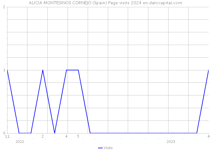 ALICIA MONTESINOS CORNEJO (Spain) Page visits 2024 