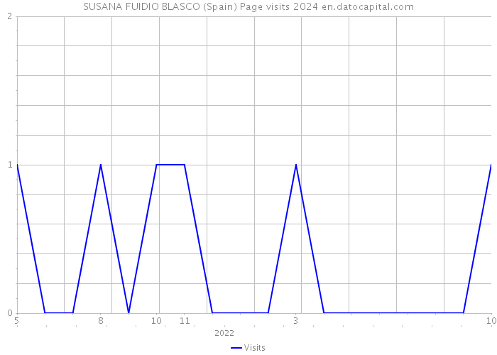 SUSANA FUIDIO BLASCO (Spain) Page visits 2024 