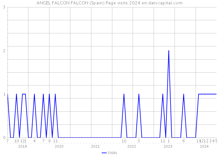ANGEL FALCON FALCON (Spain) Page visits 2024 