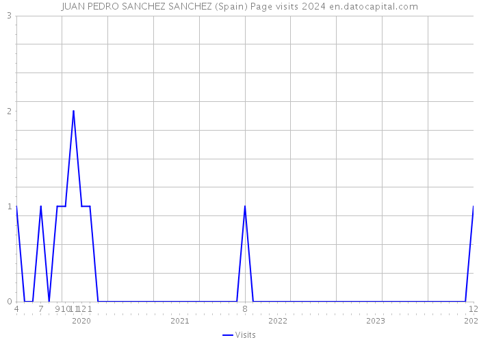 JUAN PEDRO SANCHEZ SANCHEZ (Spain) Page visits 2024 