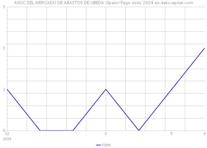 ASOC DEL MERCADO DE ABASTOS DE UBEDA (Spain) Page visits 2024 