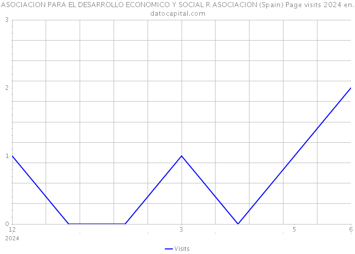 ASOCIACION PARA EL DESARROLLO ECONOMICO Y SOCIAL R ASOCIACION (Spain) Page visits 2024 
