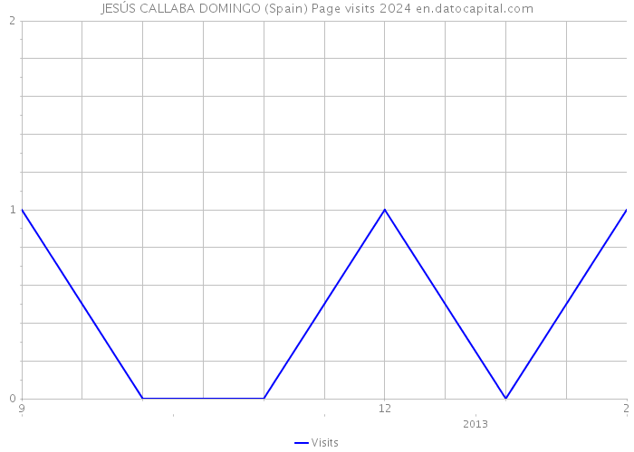 JESÚS CALLABA DOMINGO (Spain) Page visits 2024 