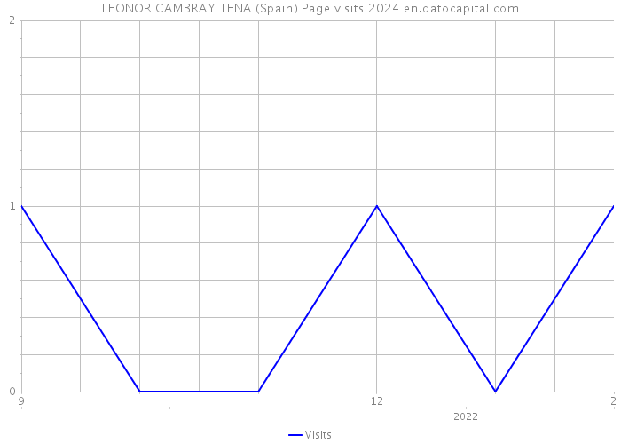 LEONOR CAMBRAY TENA (Spain) Page visits 2024 