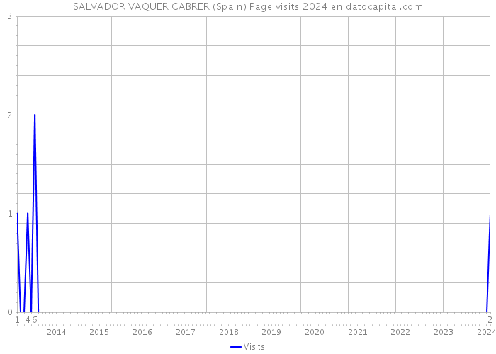 SALVADOR VAQUER CABRER (Spain) Page visits 2024 